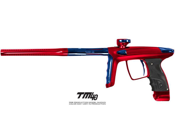 DLX Luxe TM40 Paintball Marker Gun Dust Red Gloss Blue