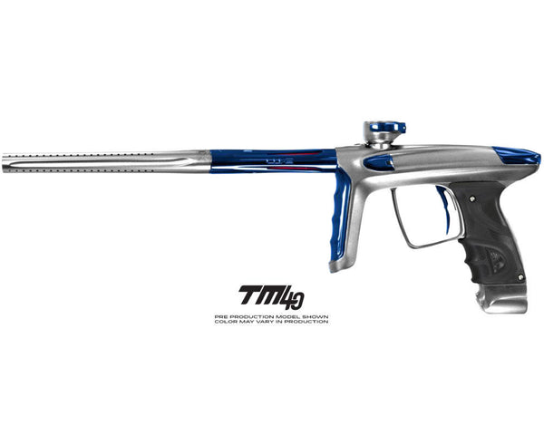 DLX Luxe TM40 Paintball Marker Gun Dust White Gloss Blue